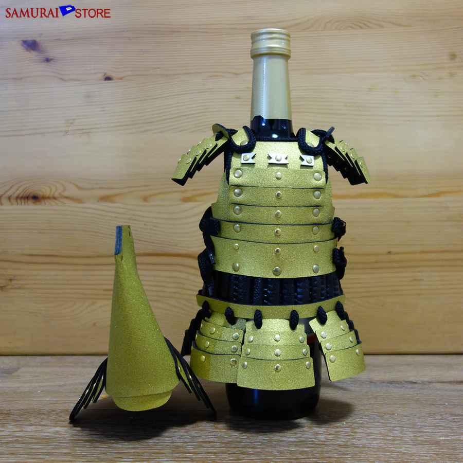 Samurai Bottle Armor Gold MAEDA TOSHIIE - Image 6