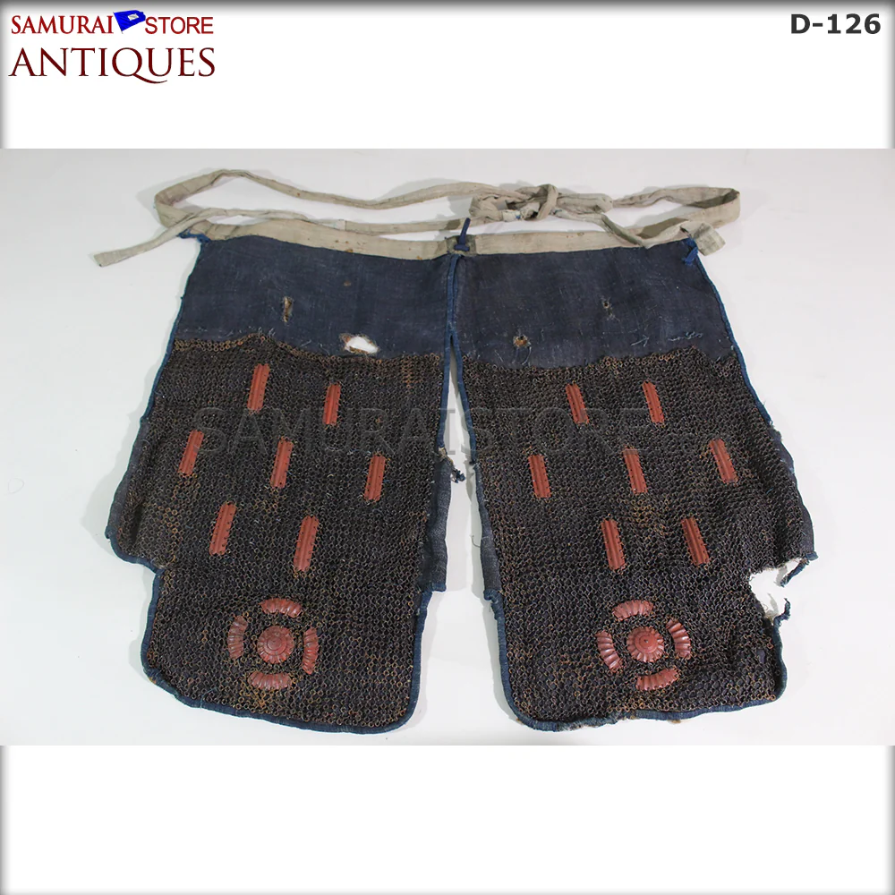 D126 Vermilion Red Antique Samurai Armor Edo period w/ certificate - Image 10