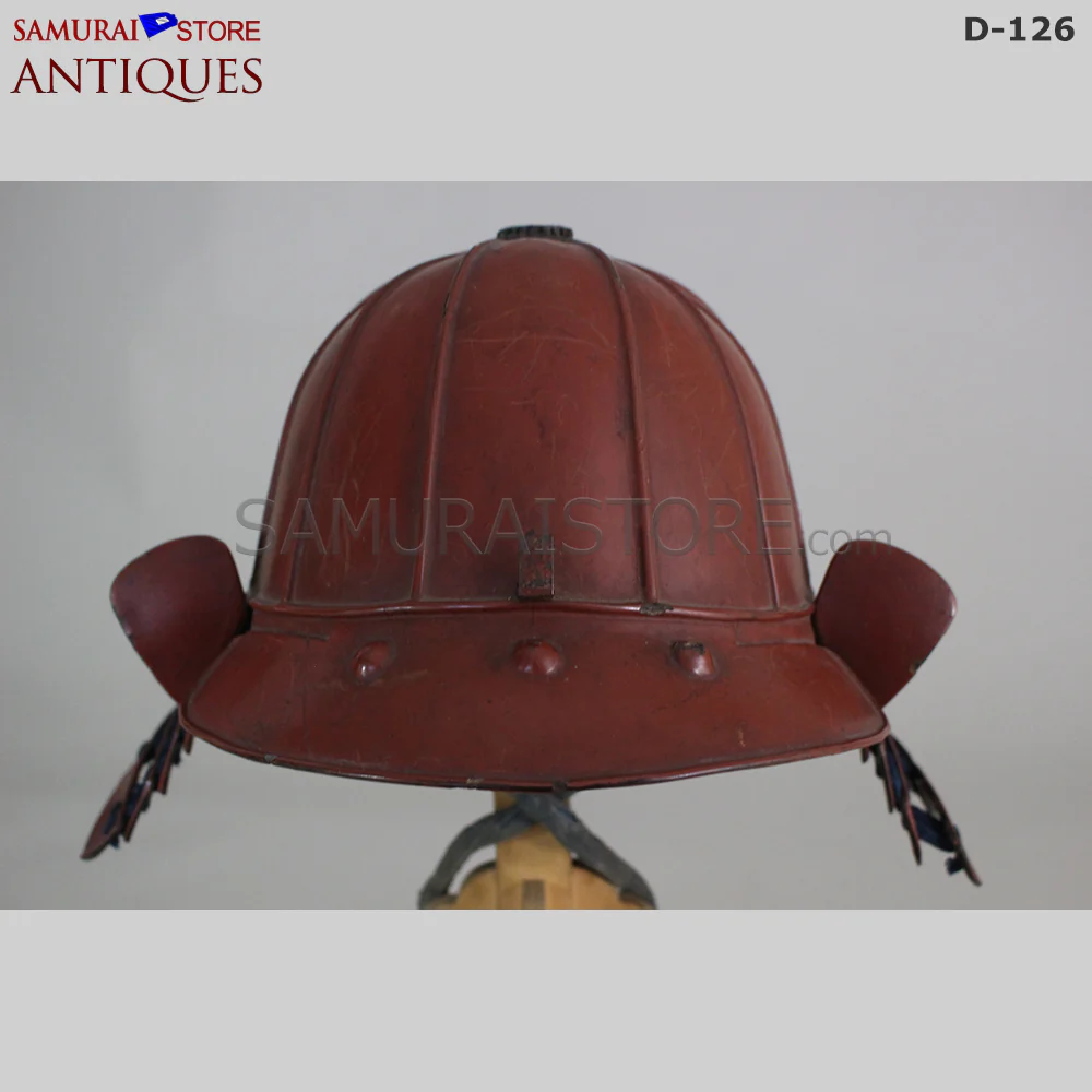 D126 Vermilion Red Antique Samurai Armor Edo period w/ certificate - Image 18