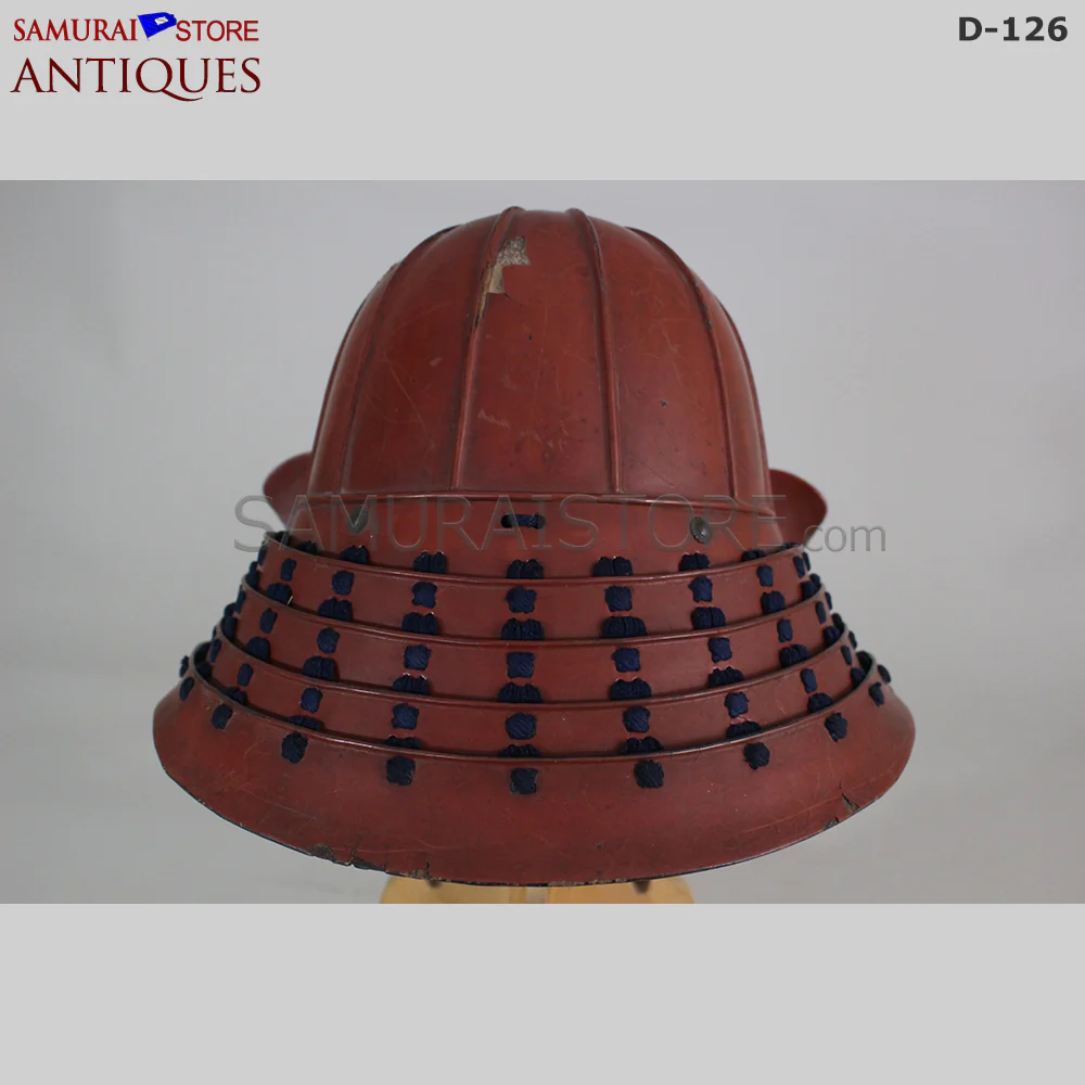 D126 Vermilion Red Antique Samurai Armor Edo period w/ certificate - Image 22