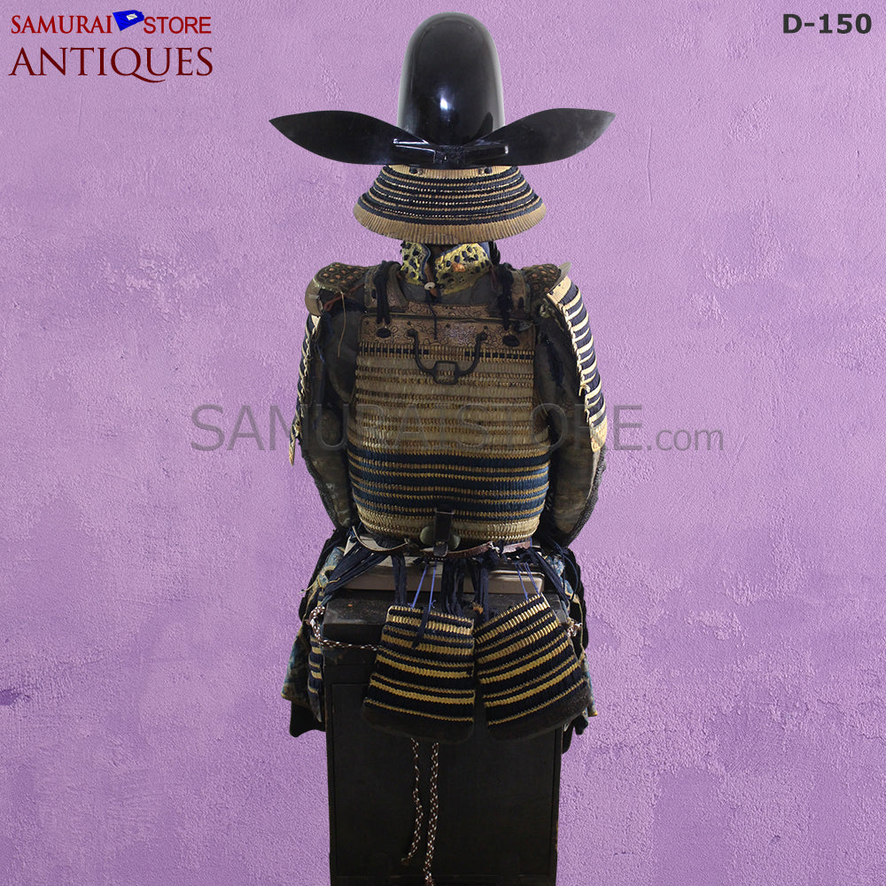 D150 Antique Armor and crown-shaped Kabuto Edo Period w/ Certificate - Image 3