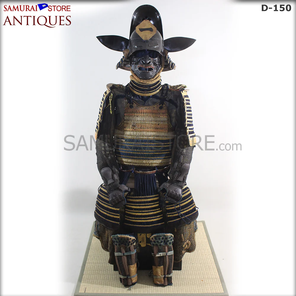 D150 Antique Armor and crown-shaped Kabuto Edo Period w/ Certificate - Image 4