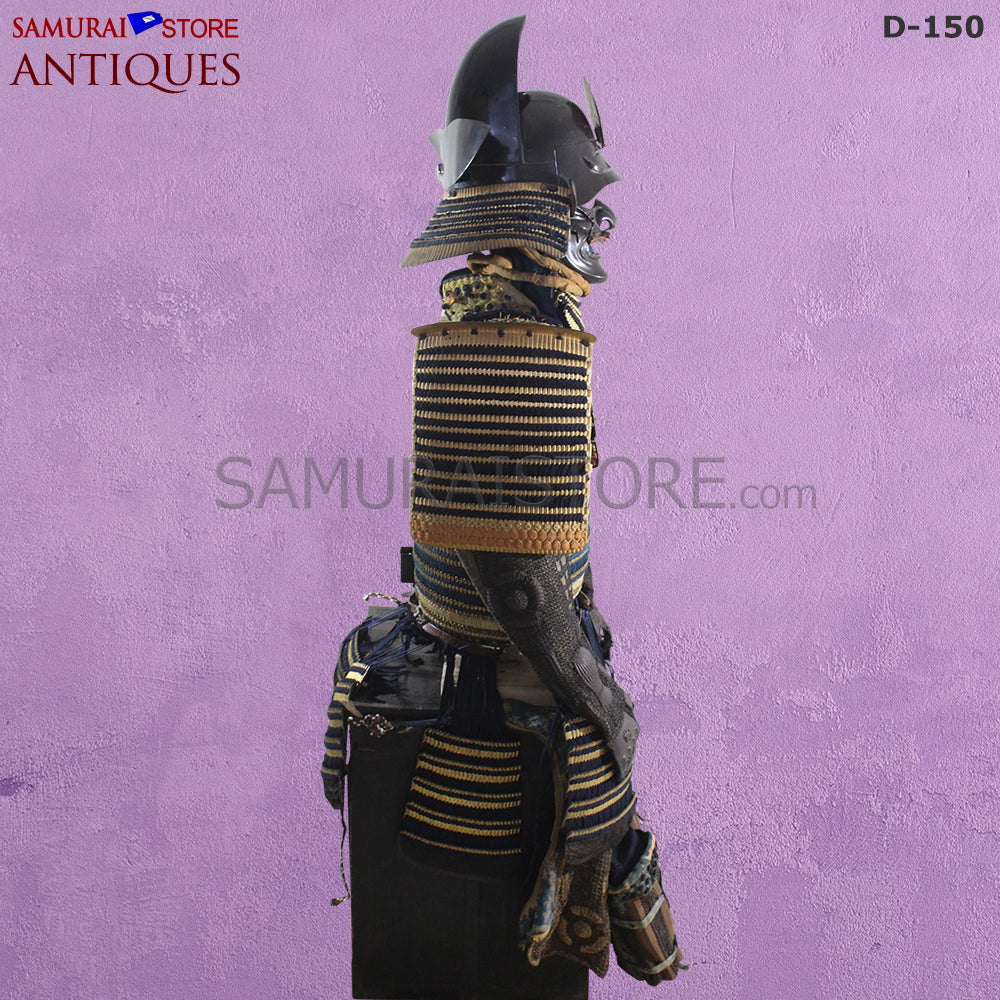 D150 Antique Armor and crown-shaped Kabuto Edo Period w/ Certificate - Image 6