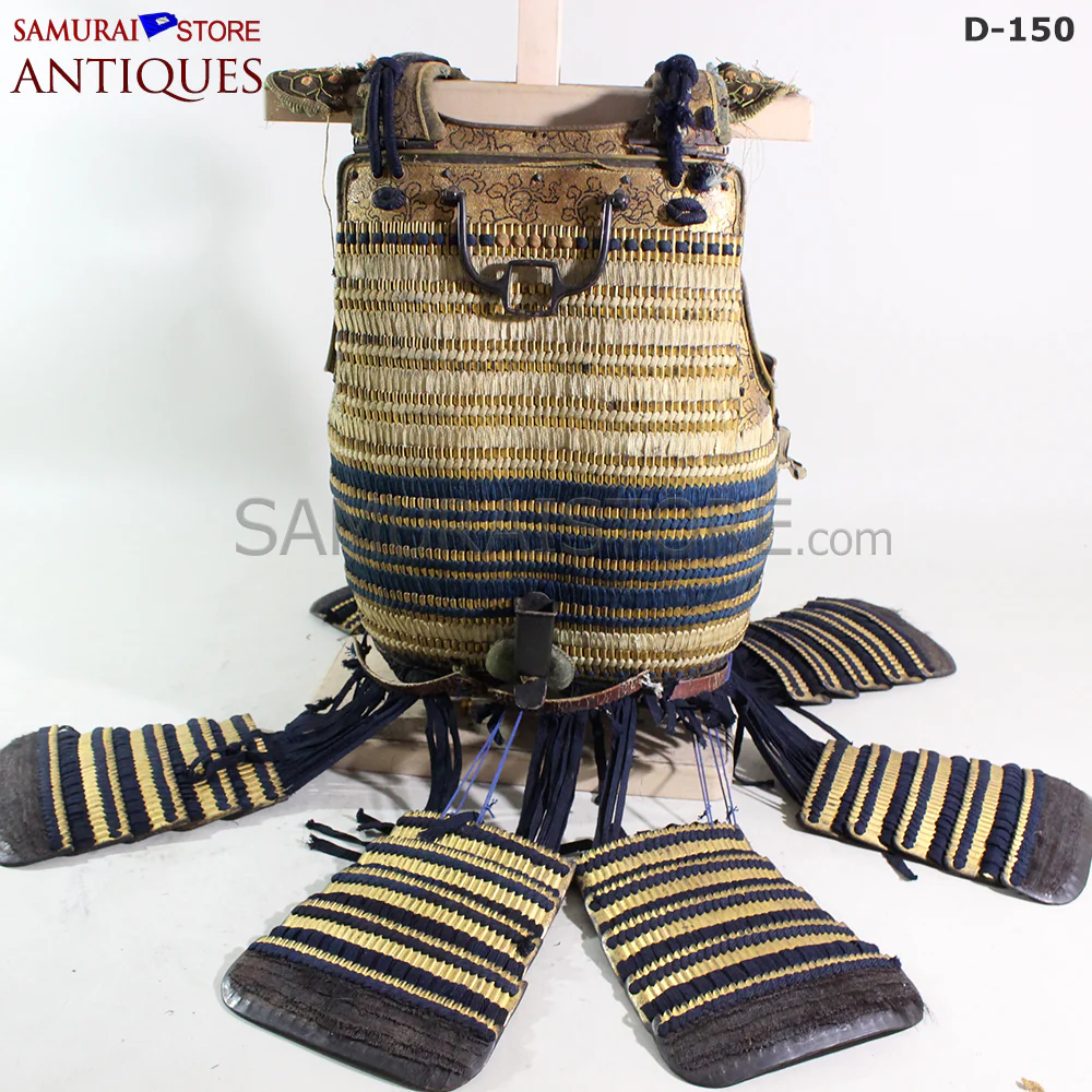 D150 Antique Armor and crown-shaped Kabuto Edo Period w/ Certificate - Image 8