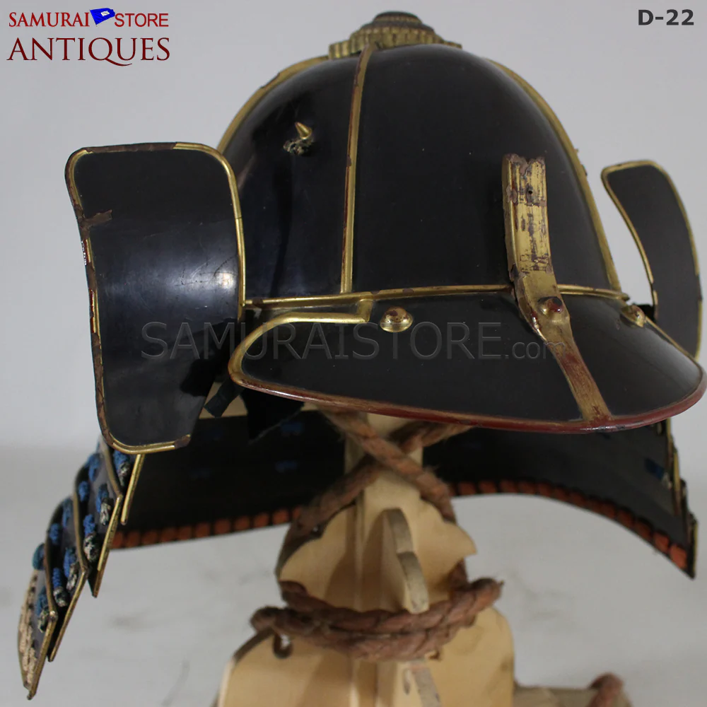 D22 Antique Samurai Armor Dragon Makie w/ Certificate - Image 14