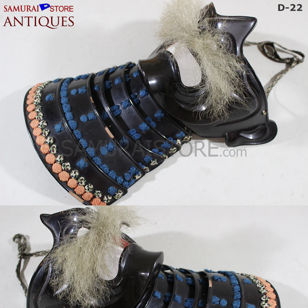 D22 Antique Samurai Armor Dragon Makie w/ Certificate - Image 17