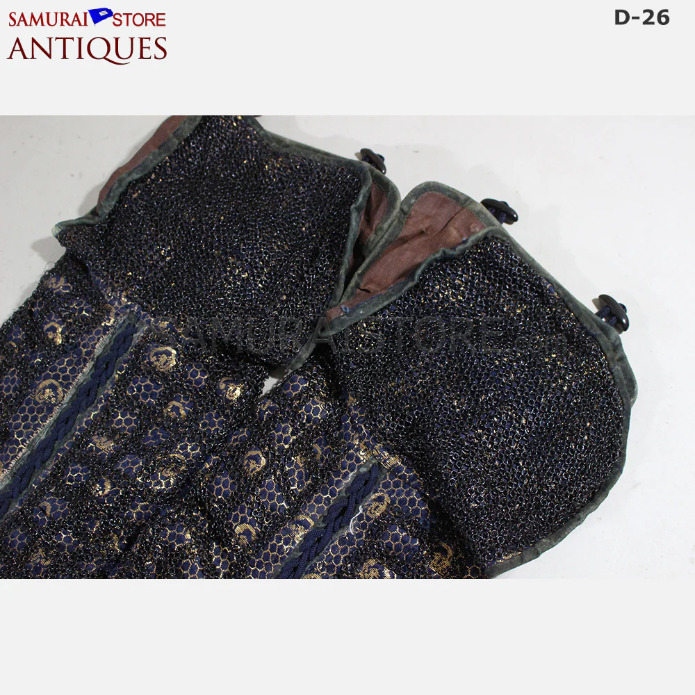 D26 Antique Samurai Armor Honkozane & Kebiki lacing w/ Certificate - Image 15