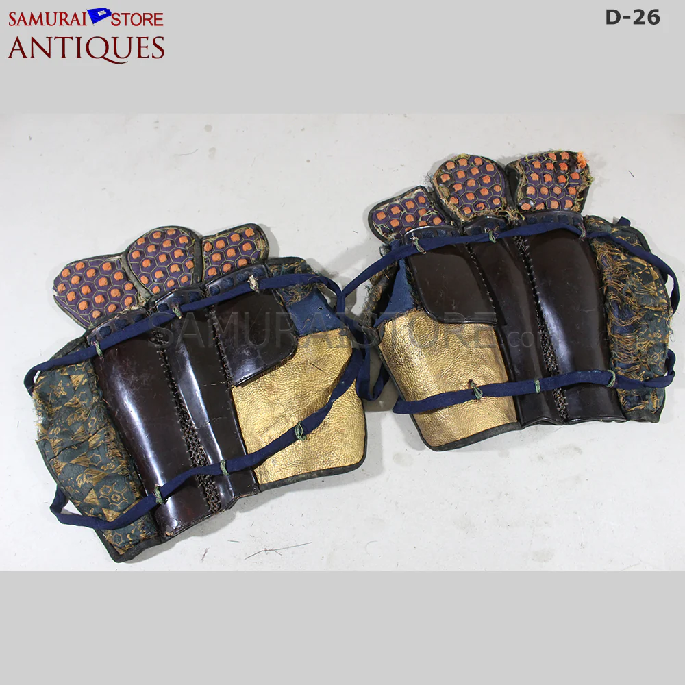 D26 Antique Samurai Armor Honkozane & Kebiki lacing w/ Certificate - Image 17