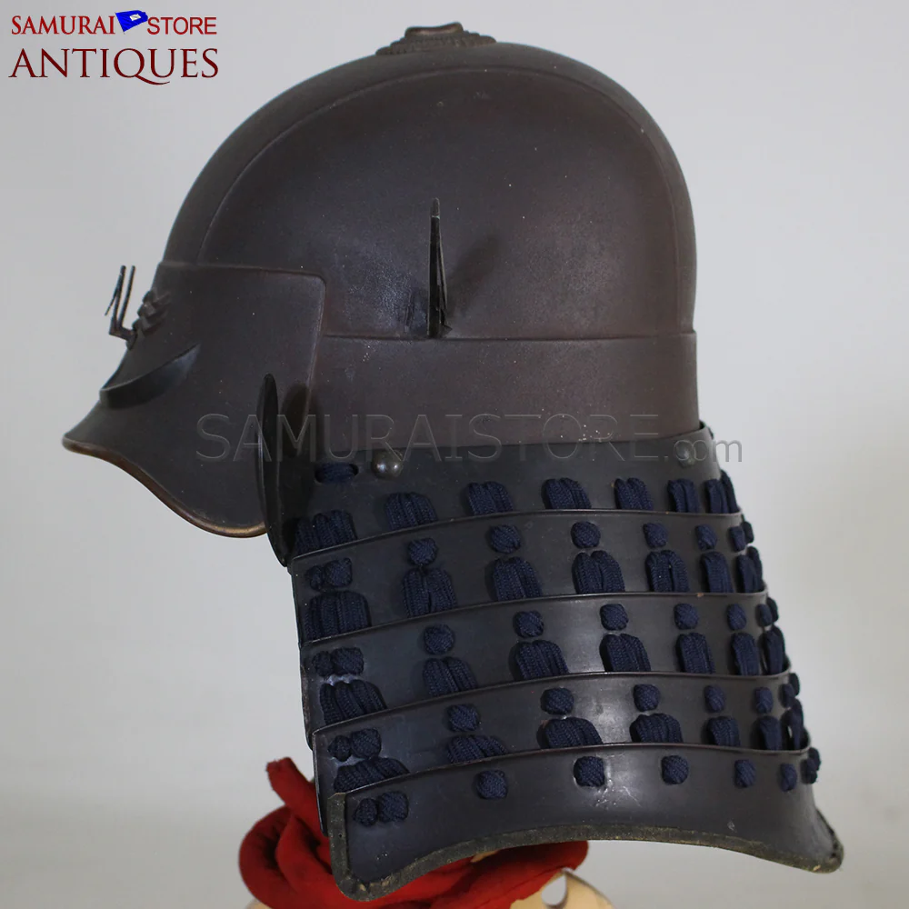 D81 Antique Samurai Armor Dragon Makie & Great horns w/ Certificate - Image 17