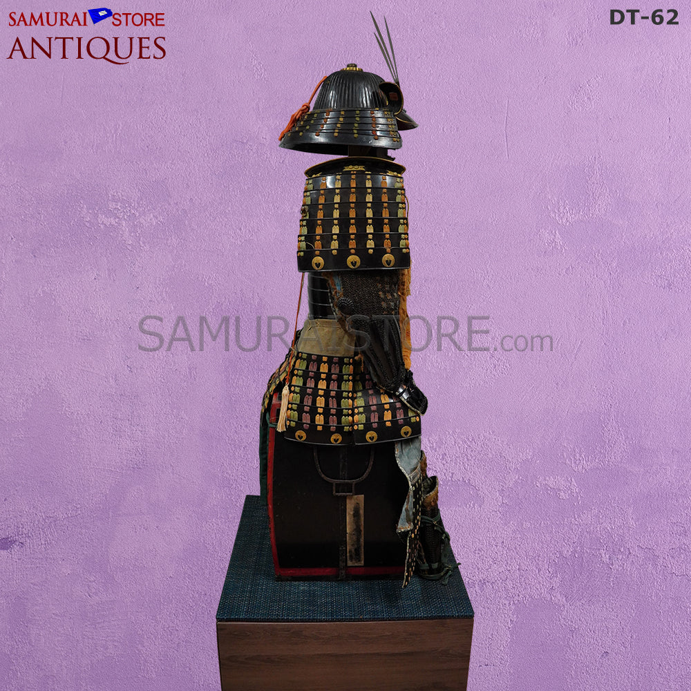 DT62 Antique Samurai Armor worn by Warlord Naito Masanaga - Image 6