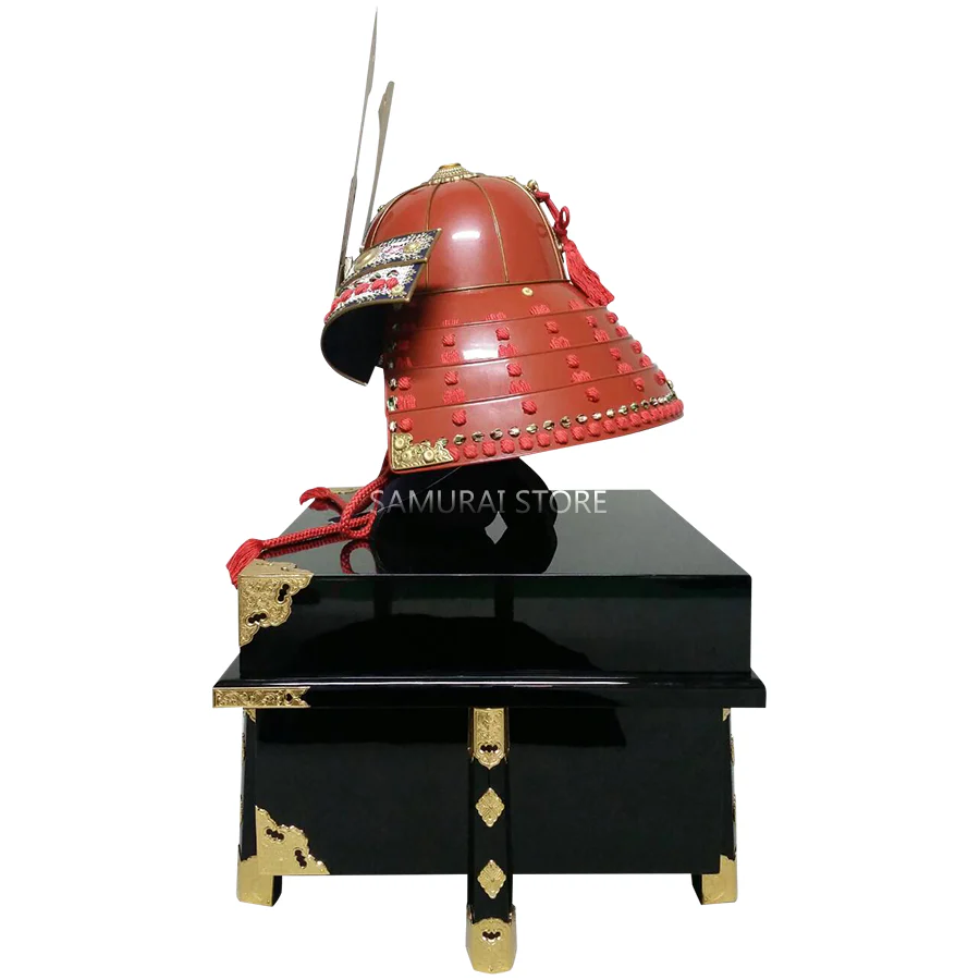 H001 Aka Kuwagata Kabuto Helmet - Image 3