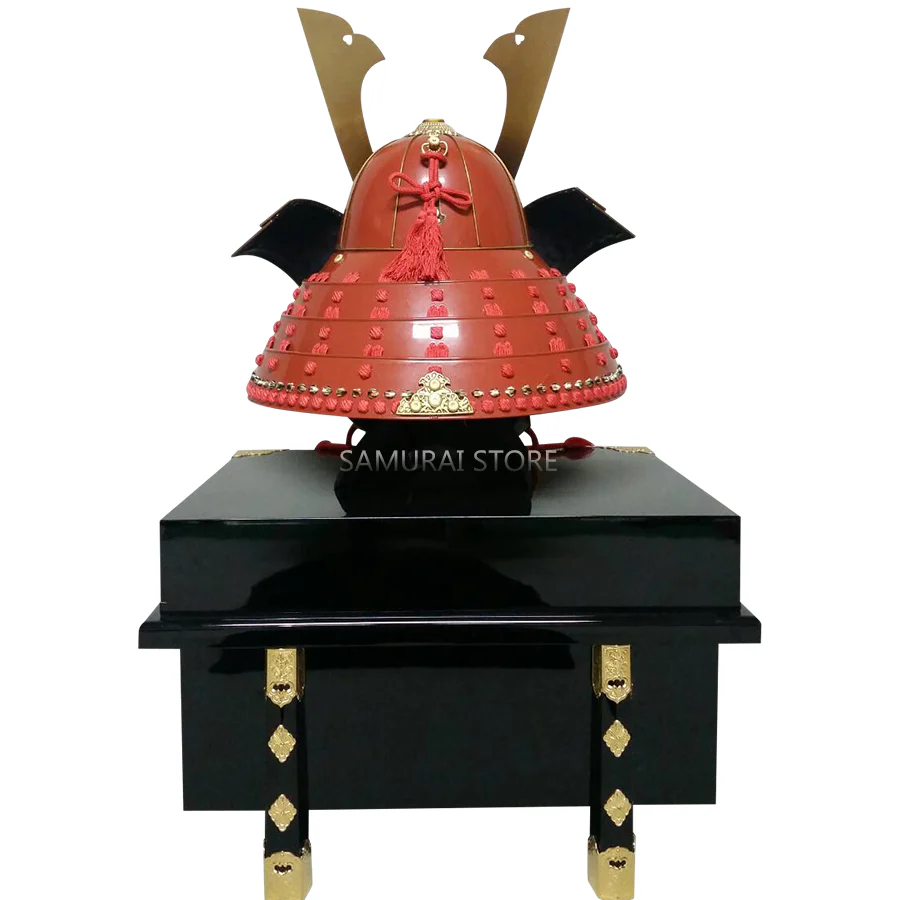 H001 Aka Kuwagata Kabuto Helmet - Image 4
