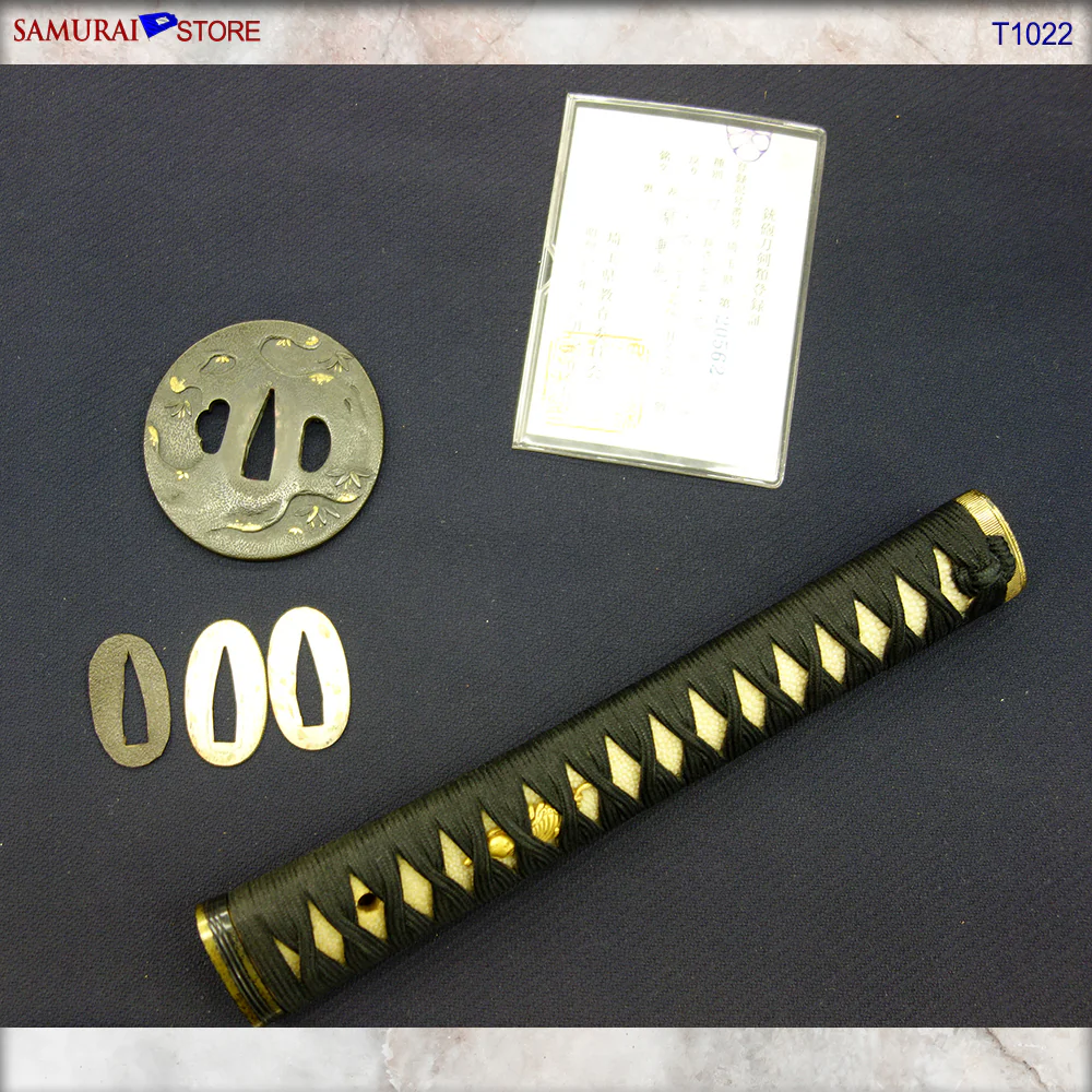 T1022 Katana Sword KANETORA - Antiques - Image 26