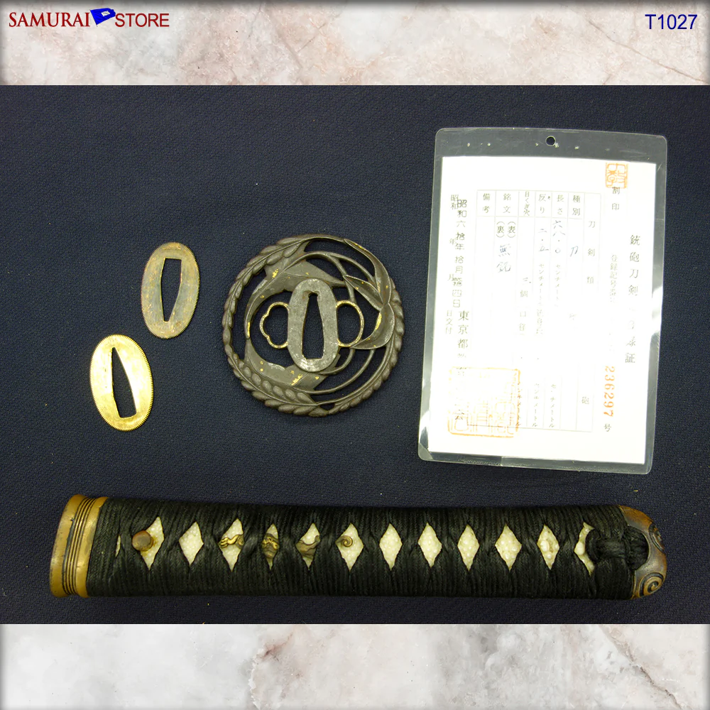 T1027 Katana Sword Tachi style Antique 1500's - Image 18