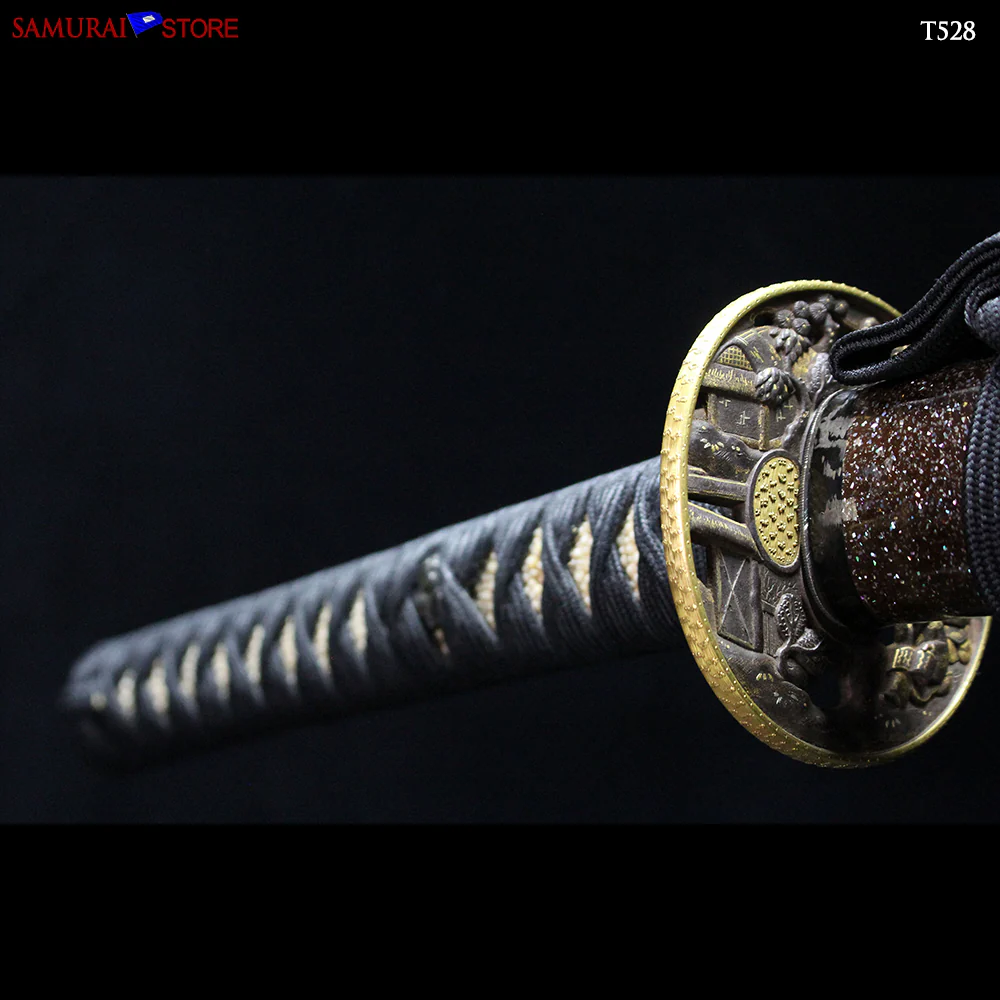 T528 Katana Sword Fujiwara Sukenobu - Antique - Image 16