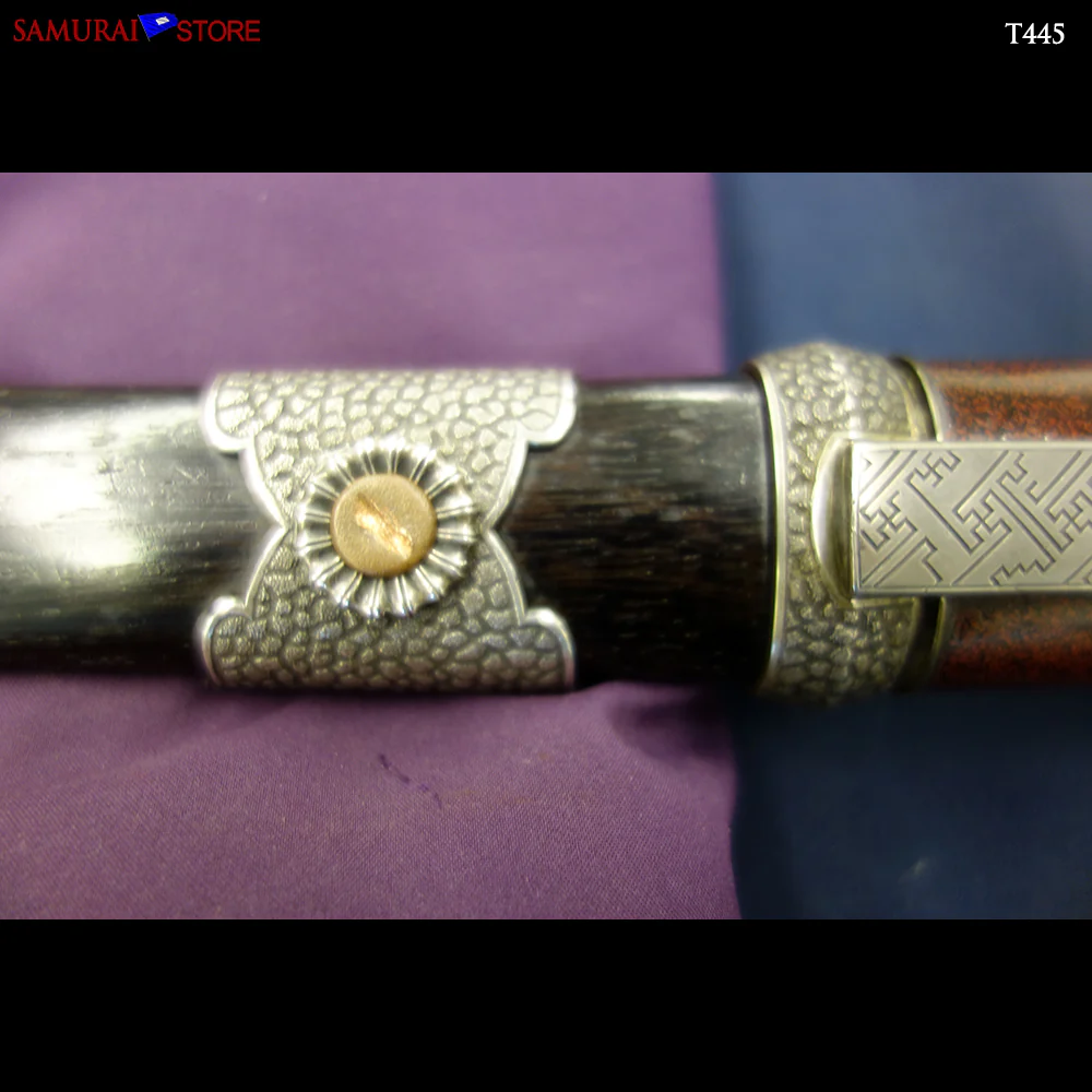 T445 Tanto Short Sword Edo period w/Certificate - Antique - Image 11