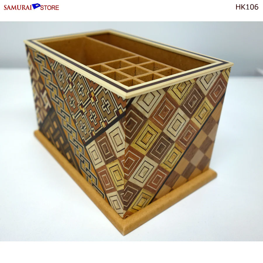 Yosegi Marquetry Craft Letter Rack (HK106) - Image 4