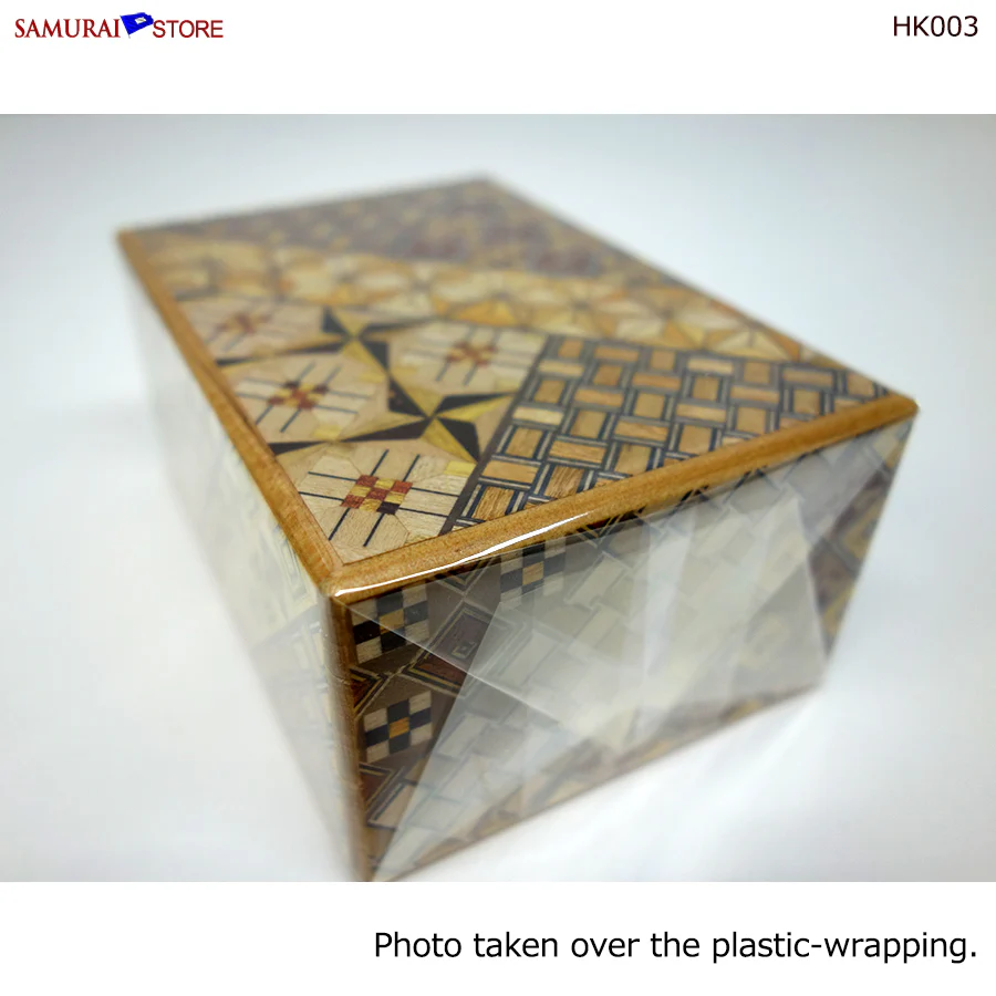 Yosegi Craft Puzzle Box 14 Steps (HK003) - Image 3