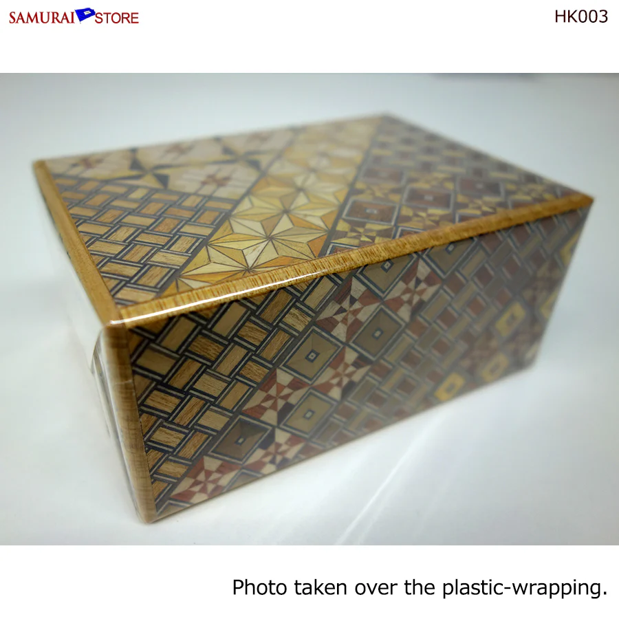 Yosegi Craft Puzzle Box 14 Steps (HK003) - Image 4