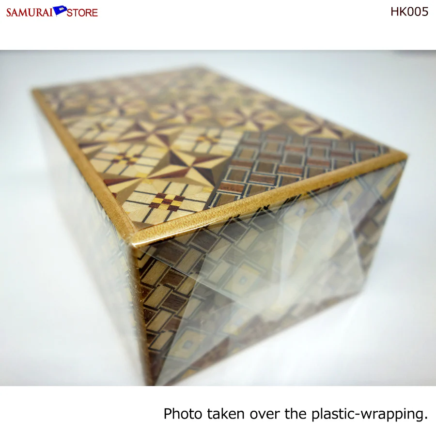 Yosegi Craft Puzzle Box 10 Steps (HK005) - Image 3