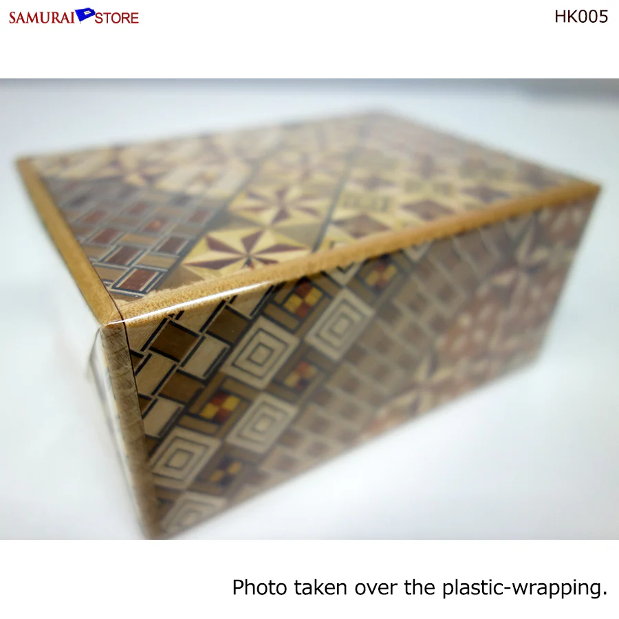 Yosegi Craft Puzzle Box 10 Steps (HK005) - Image 5