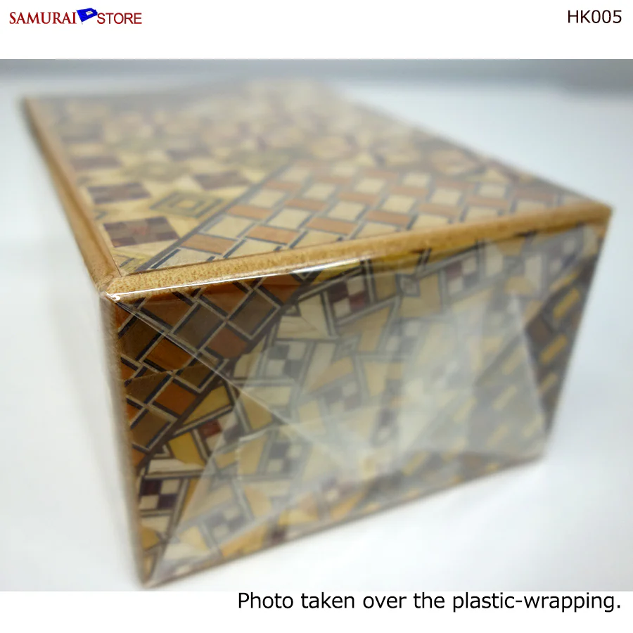 Yosegi Craft Puzzle Box 10 Steps (HK005) - Image 6