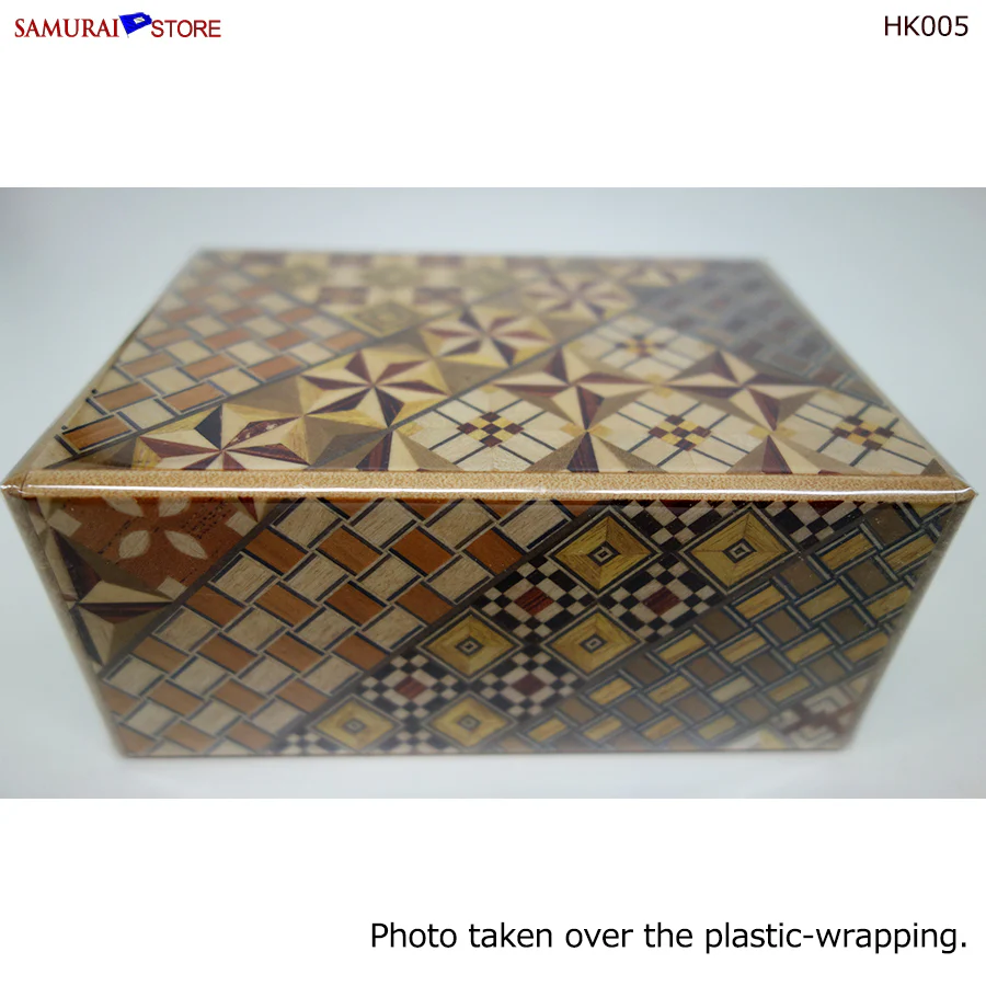 Yosegi Craft Puzzle Box 10 Steps (HK005) - Image 7