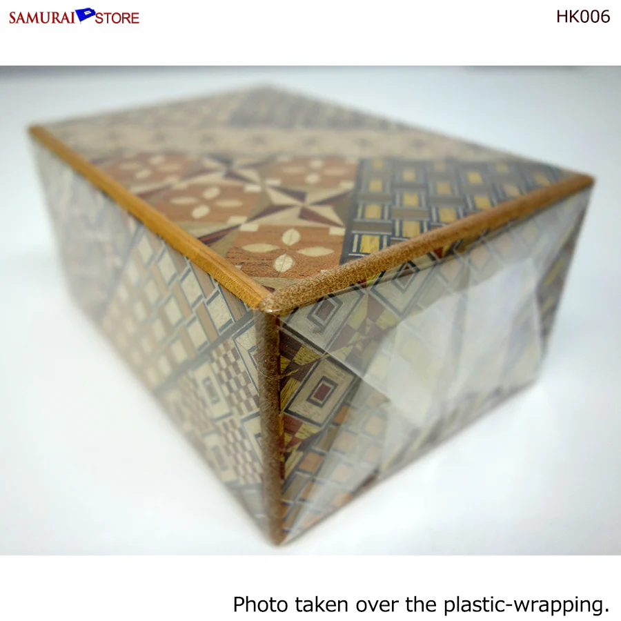 Yosegi Craft Puzzle Box 7 Steps (HK006) - Image 5